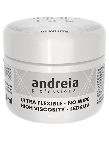 Spider Gel 01 Branco - Andreia Professional Nail Art Andreia