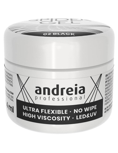 Spider Gel 02 Preto - Andreia Professional Nail Art Andreia