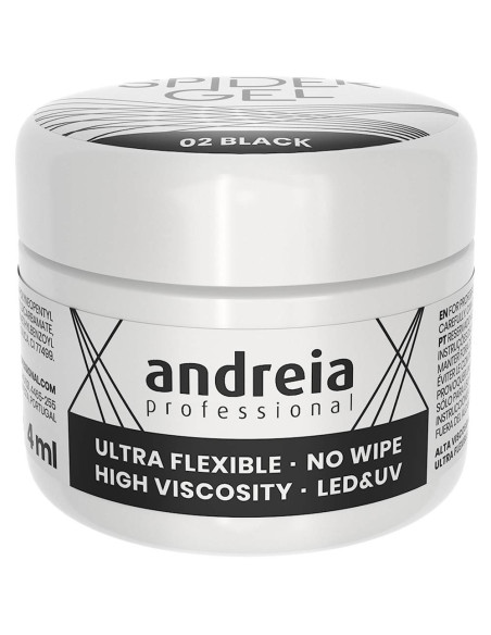 Spider Gel 02 Preto - Andreia Professional Nail Art Andreia