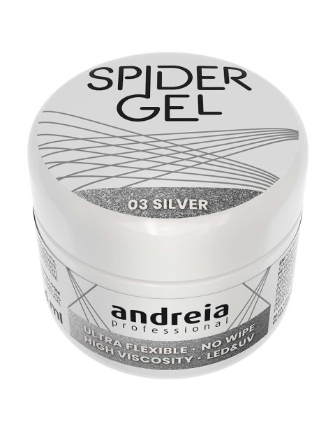 Spider Gel 03 Prata - Andreia Professional