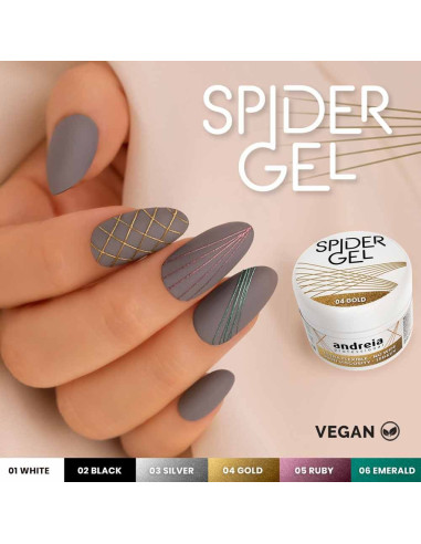 Coleção Spider Gel Andreia Professional Nail Art Andreia