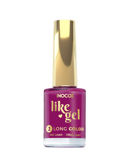 Verniz Like Gel 155 Rosa Beringela - Inocos Coleção de Natal A minha coisa favorita INOCOS Verniz Like Gel 