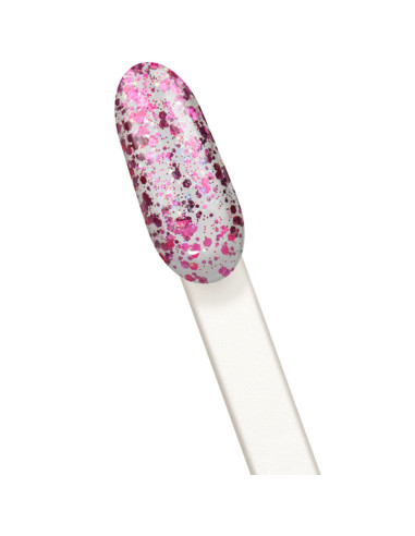 Verniz Like Gel 154 Glitters Mix Rosa - Inocos Coleção de Natal A minha coisa favorita INOCOS Verniz Like Gel 
