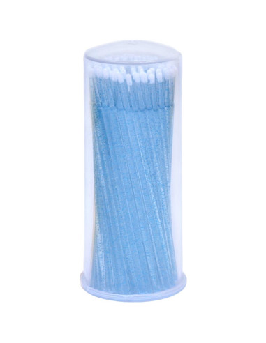 Tubo 100 Aplicadores p/ Pestanas Glitter Extensão de Pestanas