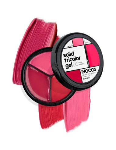Solid Tricolor Gel 06 Pink Party - INOCOS INOCOS Solid Tricolor Gel 