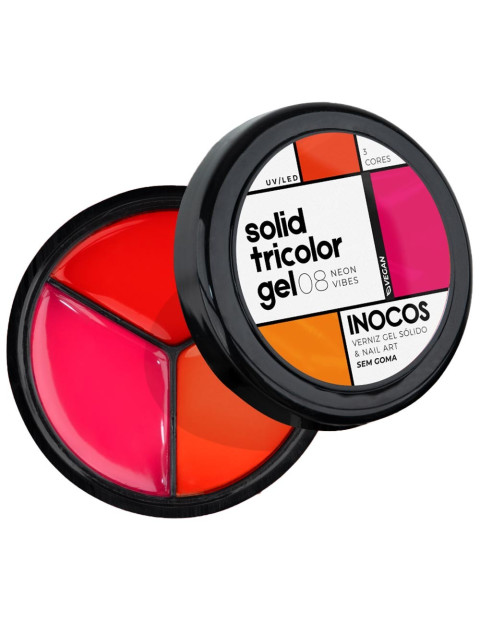 Solid Tricolor Gel 08 Neon Vibes - INOCOS | INOCOS Solid Tricolor Gel  | Inocos
