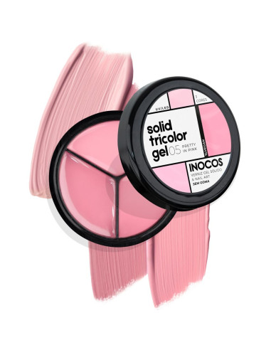 Solid Tricolor Gel 05 Pretty in Pink - INOCOS INOCOS Solid Tricolor Gel 