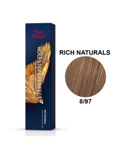 Koleston Perfect ME+ Naturais Ricos 8/97 Louro Claro Cendré Marron 60ml - Wella Professionals Wella Koleston Perfect