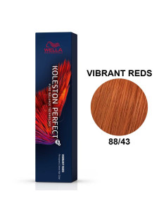 Koleston Perfect ME+ Vermelhos Vibrantes 88/43 Louro Claro Intenso Cobre Dourado 60ml - Wella Professionals Wella Koleston Perfe
