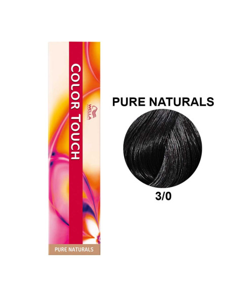 Color Touch Naturais Puros 3/0 Castanho Escuro Natural 60ml - Wella Professionals Colour Touch