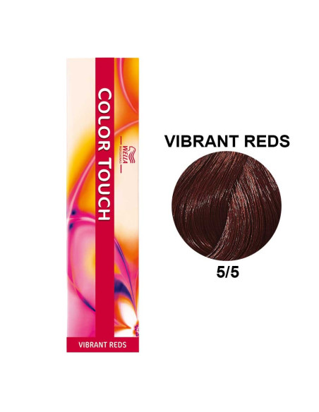 Color Touch Vermelhos Vibrantes 5/5 Castanho Claro Acaju 60ml - Wella Professionals Colour Touch