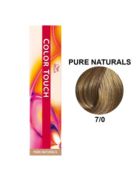 Color Touch Naturais Puros 7/0 Louro Médio Natural 60ml - Wella Professionals Colour Touch