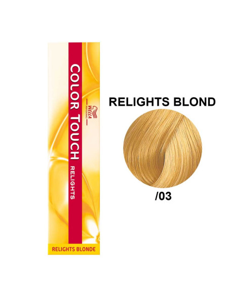 Color Touch Relights /03 Natural Dourado 60ml - Wella Professionals Colour Touch