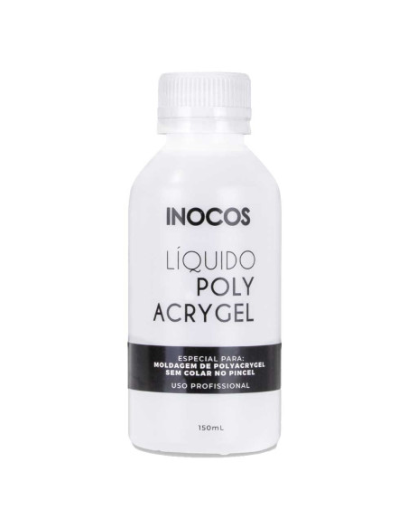 Líquido para Pinceis Polyacrygel 150ml Inocos Manicure e Pedicure