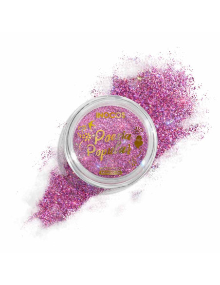 Pó Glitter Solto 2 em 1 Poesia Popular INOCOS INOCOS Nail Art