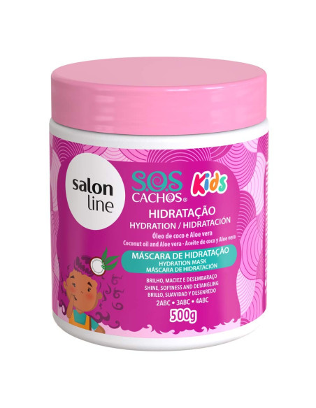 Máscara Kids Hidratação SOS Cachos 500 ml- Salon Line Salon Line