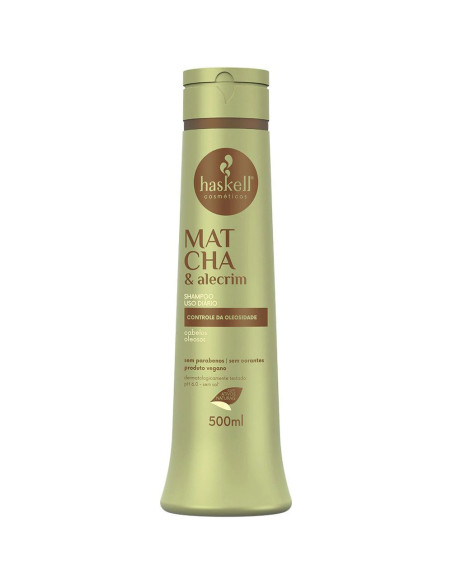 Shampoo Matcha e Alecrim Haskell 300ml para Cabelos oleosos e com caspa Haskell Matcha 