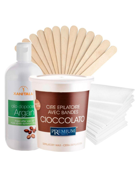 Kit Depilação CHOCO DIY - EUFICOEMCASALINDAEMARAVILHOSA Estética