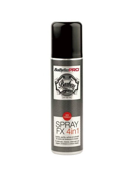 Spray 4x1 Lubrificante para Máquina Babyliss 150m Babyliss Men