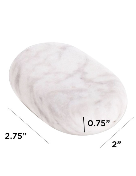 Pedras de mármore frio para terapias 12 unid. Pedras Quentes