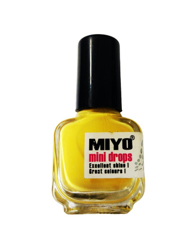 Verniz Mini Drops Ananas nº46 Miyo Unhas Miyo