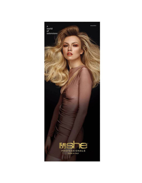 Póster 50x125 cm SHE | SHE Hair Extensions Acessórios para Extensões