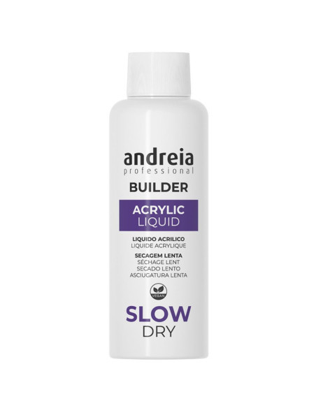 Líquido Acrílico Secagem Lenta 100ml Andreia Builder Andreia Acrílico