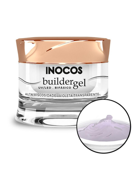 Gel Construção Violeta Transparente Alta Viscosidade 30gr Inocos Gel Construção Alta Viscosidade