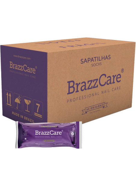 BrazzCare Sapatilhas Caixa 90 Unidades - BalbPharm Institute Descartáveis Manicure