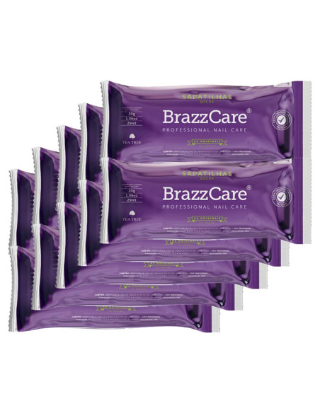 BrazzCare Starter Kit 20un Pedicure - BalbPharm Institute Descartáveis Manicure