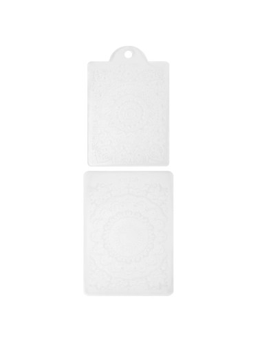 Carimbo Nail Art Cobre em Silicone XXL + 2 Placas Decorativas Decoração de Unhas
