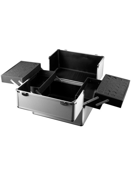 Mala de Cosmética Profissional 3D Alumínio Malas Manicure