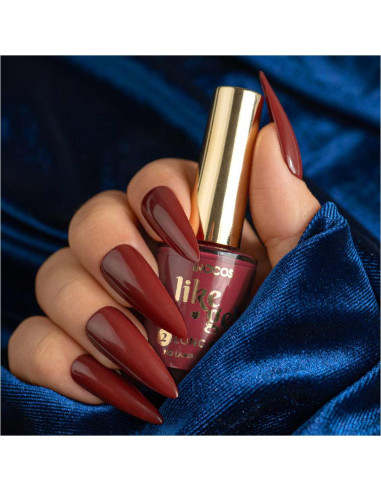 Verniz Like Gel INOCOS 182 Castanho Barro 11ml INOCOS Verniz Like Gel 