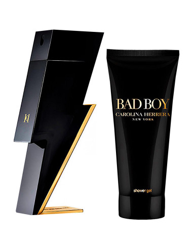 Coffret Carolina Herrera Eau De Toilette Bad Boy + Gel De Banho