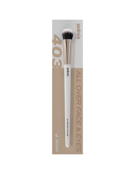 Pincel de Rosto e Olhos Andreia Professional All Over Face & Eyes 403 Essenciais de Maquilhagem Andreia