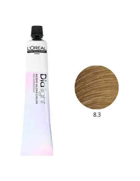 Coloração L'Oréal Profissional DiaLight 8.3 Louro Claro Dourado 50ml DiaLight L'Oreal