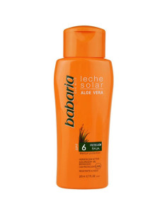 Leite Proteção Solar Babaria SPF6 Aloe Vera, com acelarador de bronze