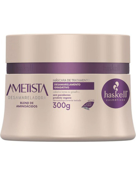 Mascara Haskell Ametista 300g para cabelos loiros ou grisalhos