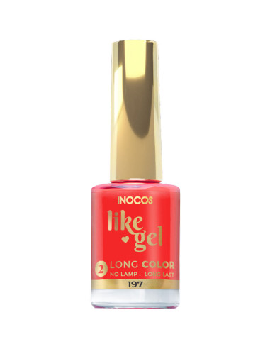 Verniz Like Gel INOCOS 197 Vermelho Chili 11ml