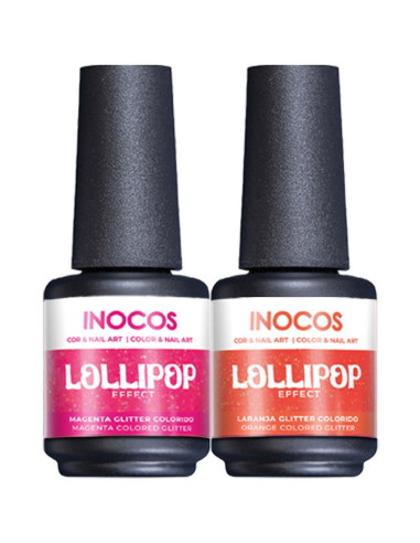 Kit Verniz Gel Top Coat Lollipop Inocos