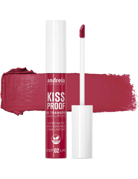 Batom Andreia Profissional KISS PROOF: Batom Líquido Cor 23 Pink Tulip
