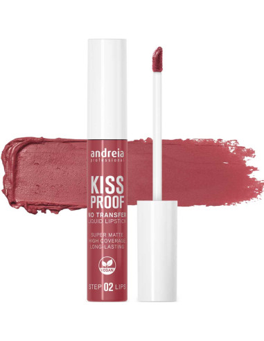 Batom Andreia Profissional KISS PROOF: Batom Líquido Cor 24 Pink Dahlia