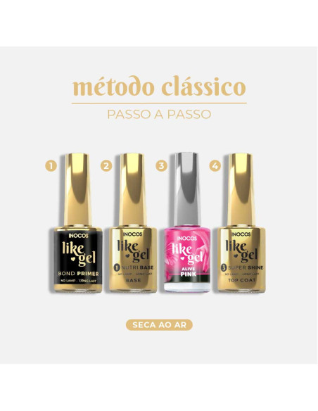 Verniz Like Gel Inocos Color Fruit - NOS ALIVE Pink 11ml