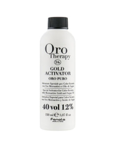 Ativador Gold Fanola OroTherapy 12% 40vol 150ml ouro e óleo de argan
