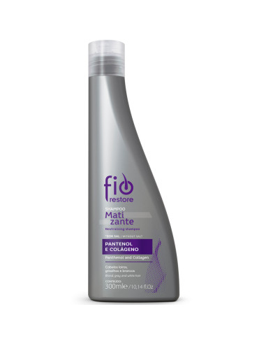 Shampoo Fio Restore Matizante 300ml Anti-Amarelos