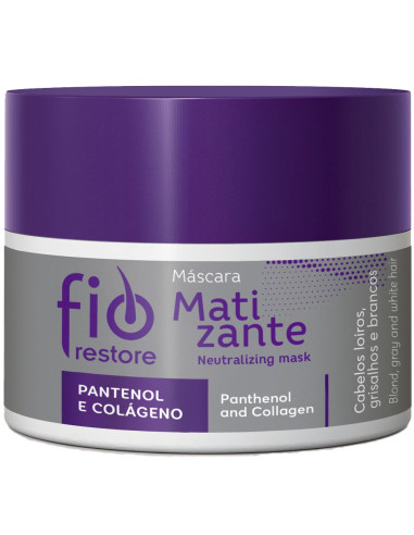 Máscara Capilar Fio Restore Matizante 250gr Anti-Amarelos