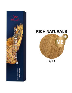 Koleston Perfect Pure Naturals 9/03 Very Light Blonde Natural Gold 60ml | Wella