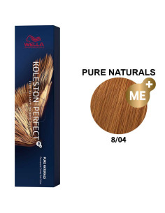 Koleston Perfect Pure Naturals 8/04 Light Blonde/Natural Copper 60ml | Wella