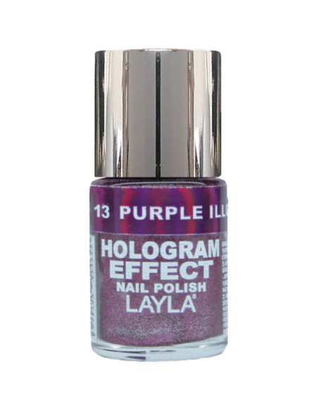 Verniz Layla Purple Illusion 13 Hologram Effect 10ml