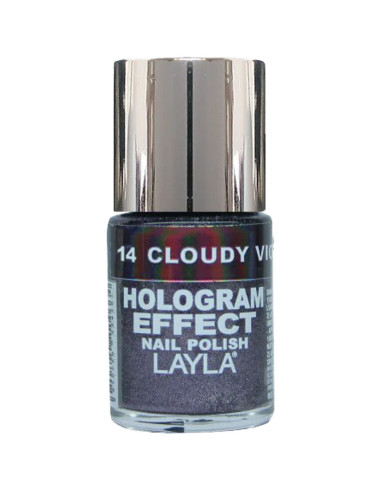 Verniz Layla Cloudy Violet 14 Hologram Effect 10ml